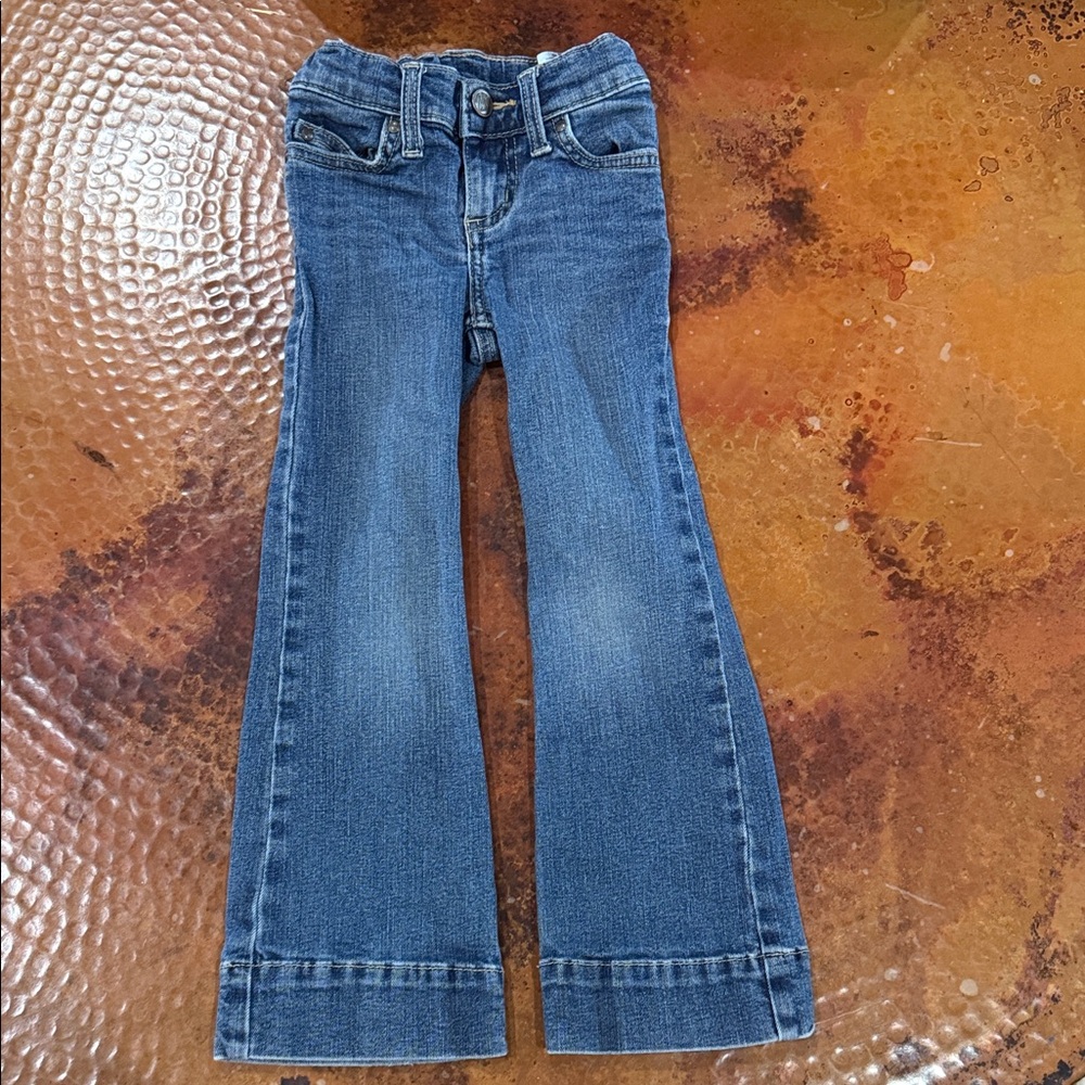 Wrangler Wide Leg Trouser Denim Jeans Slim Fit